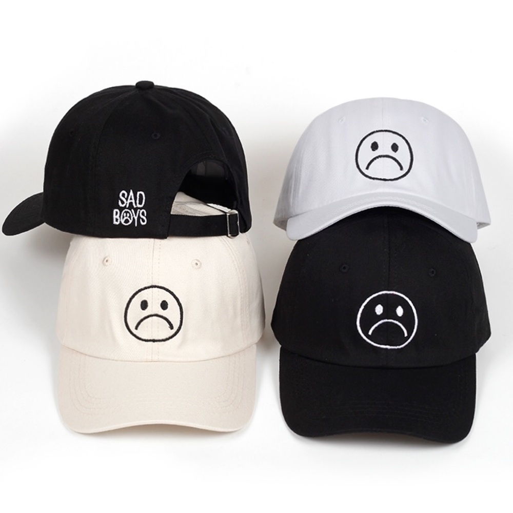 Sad Boys Baseball Cap (Beige) - Picture 3 of 4